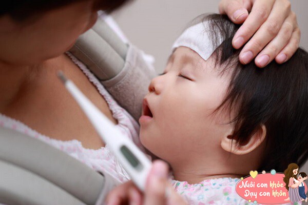 Trẻ vẫn thường xuyên ốm vặt.