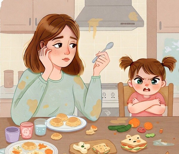 Bữa sáng thiếu dinh dưỡng khiến cơ thể trẻ không cung cấp đủ năng lượng.