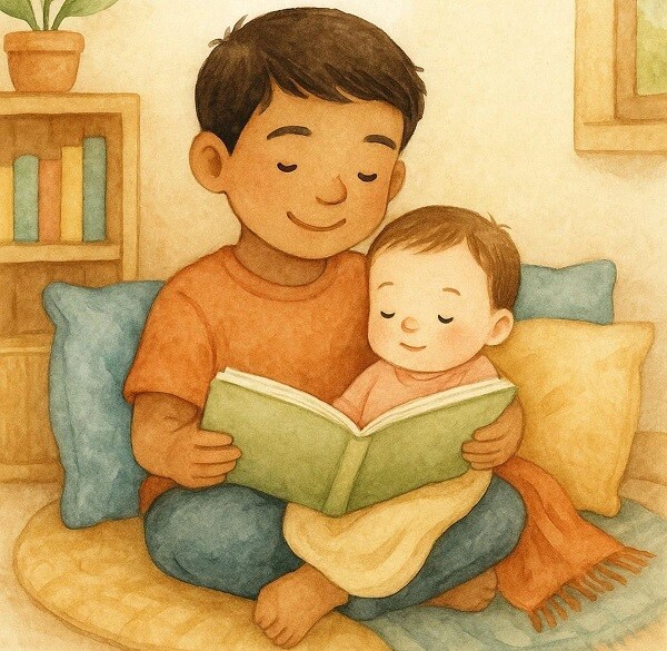 Việc chú ý và phản hồi tích cực trước những câu chuyện của trẻ giúp xây dựng mối quan hệ bền chặt.