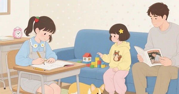 Dạy con ăn nói nhã nhặn, lịch sự.