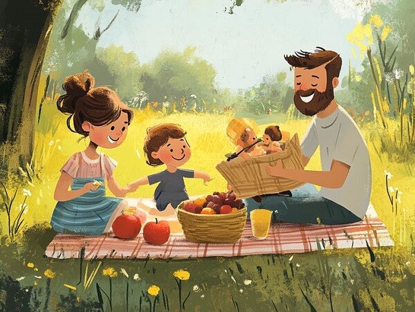 Tình yêu thương của bố mẹ là nền tảng để trẻ phát triển.