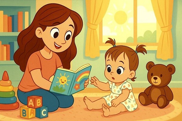 Việc đọc sách thực sự với con là cùng nhau bước vào câu chuyện