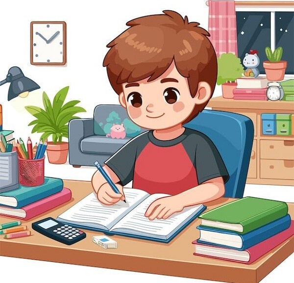 Không nên để trẻ học tập căng thẳng cho đến khi đi ngủ.