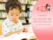 Nuôi con IQ EQ - 3 "thói quen giàu có" của bố mẹ đang mở đường thành công cho con cái