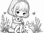 Nuôi con IQ EQ - Tranh tô màu bé chơi với thú cưng giúp nuôi dưỡng lòng đồng cảm, gần gũi với các loài vật