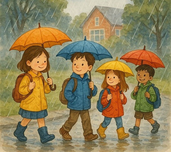 Bố mẹ có thể quan sát từ bàn học của trẻ, sách vở được sắp xếp trật tự và gọn gàng.