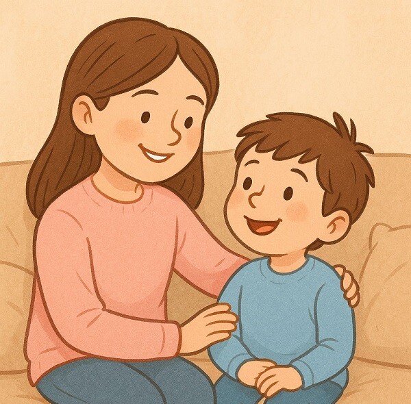 Mẹ như người bạn đồng hành, là chỗ dựa vững chắc cho con trên hành trình trưởng thành.