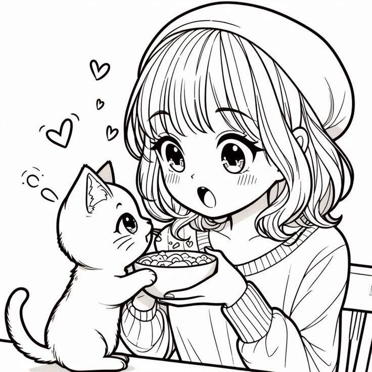 Tranh tô màu búp bê xinh đẹp và các món đồ chơi yêu thích cho bé gái - 19