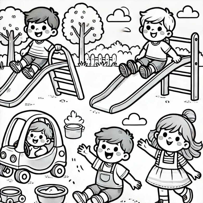 Tranh tô màu trường học, giúp bé hào hứng làm quen năm học mới - 19