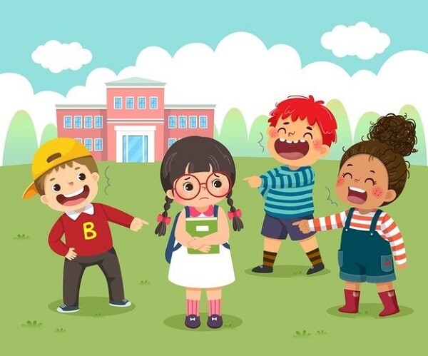 Nói Không với nạn bắt nạt ở trường.