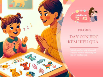 Nắm vững 4 mẹo bố mẹ chẳng còn dễ bị nổi nóng khi dạy kèm con học