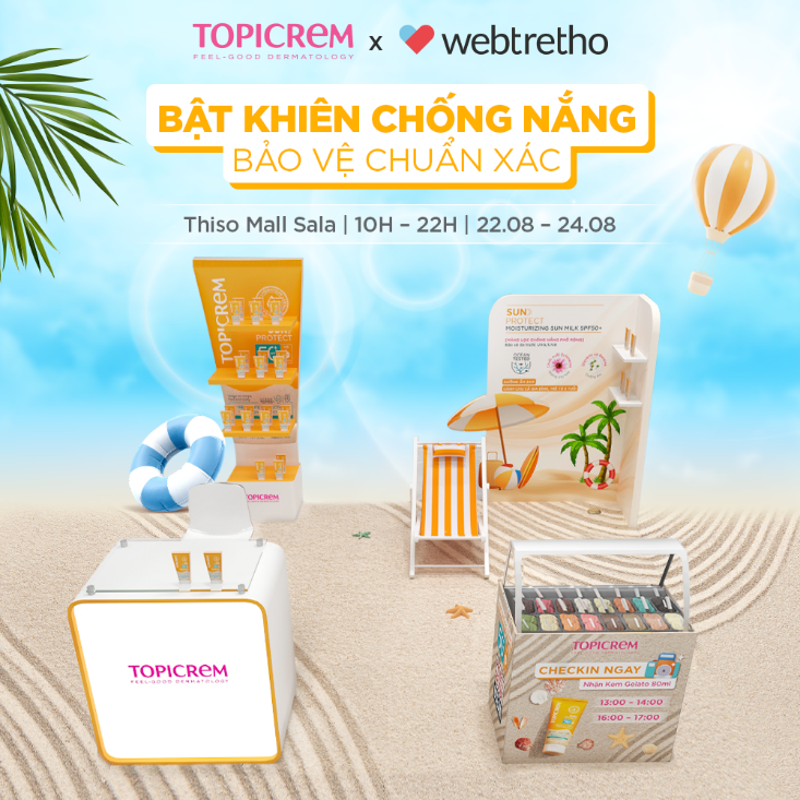 Topicrem đồng hành cùng sự kiện Family Fair với rất nhiều hoạt động và ưu đãi hấp dẫn trong tháng 8