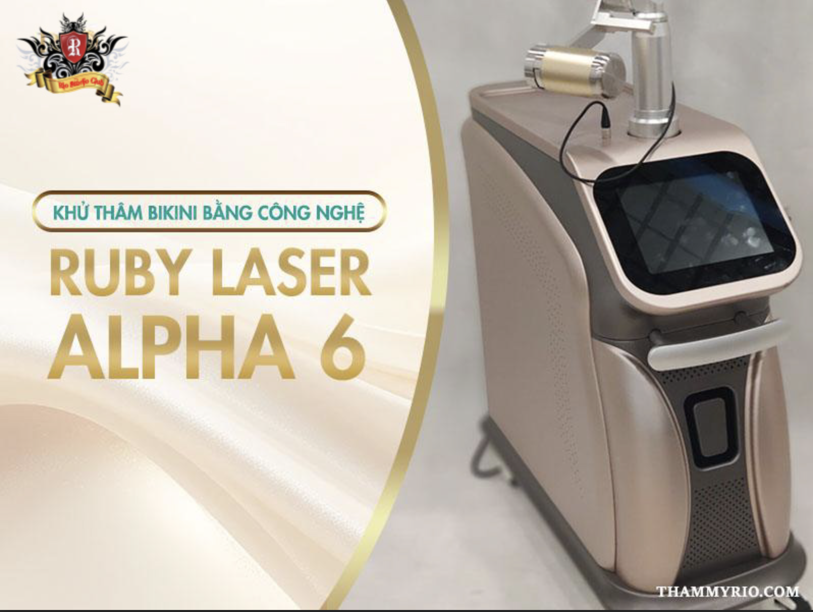 Công nghệ Ruby Laser Alpha 6
