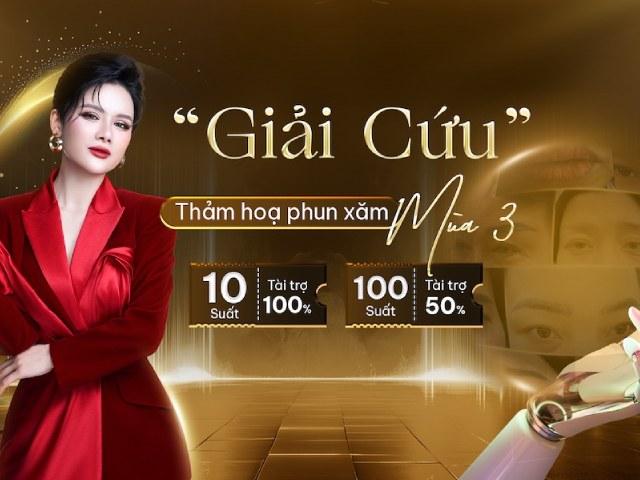 “Giải cứu thảm họa phun xăm” mùa 3 mở rộng số lượng suất tài trợ khủng
