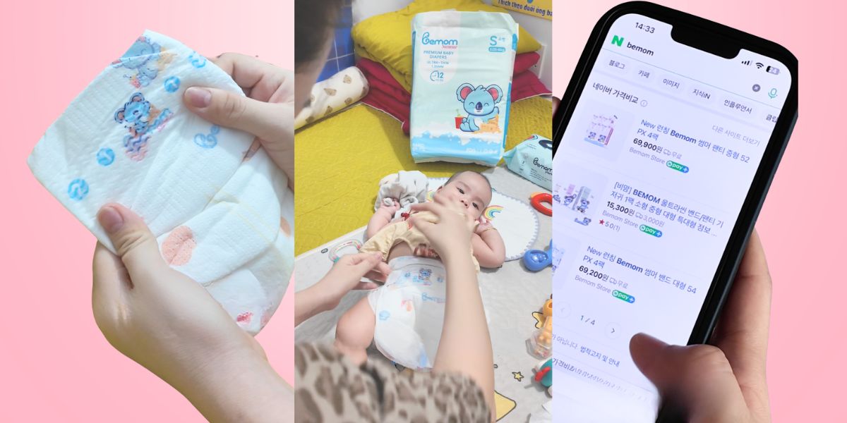 Bemom- thương hiệu tã bỉm nội địa Hàn - được phân phối chính thức tại Hàn Quốc và Việt Nam