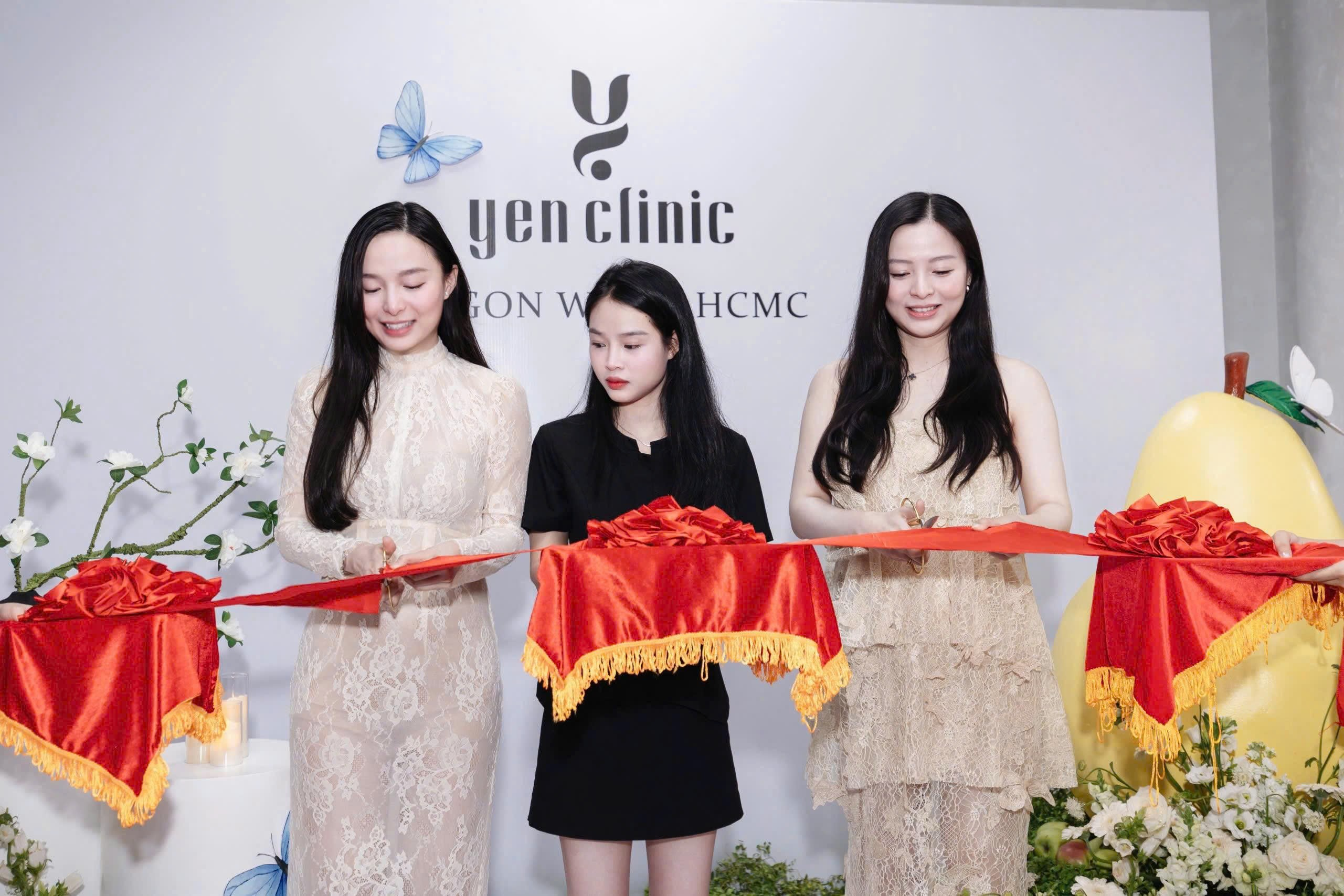 Nghi thức cắt băng khai trương Yen Clinic cơ sở 2 tại 9C Tôn Đức Thắng, Phường Sài Gòn, TP. Hồ Chí Minh.