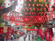 Tin tức - Hà Nội rực rỡ sắc cờ chào mừng 80 năm Quốc khánh 2-9