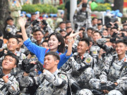 Tin tức - Rạng rỡ nụ cười quân dân trong cuộc tổng hợp luyện ở Ba Đình