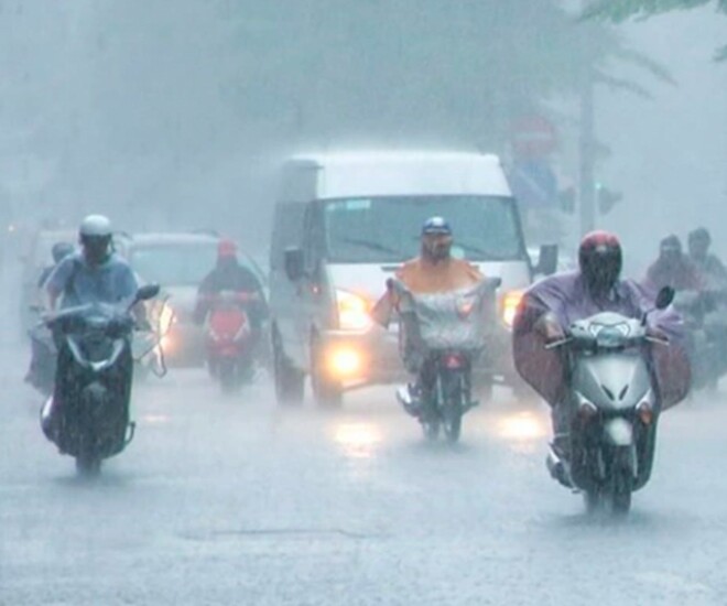 Bắc Bộ và Bắc Trung Bộ mưa dông rải rác những ngày tới.
