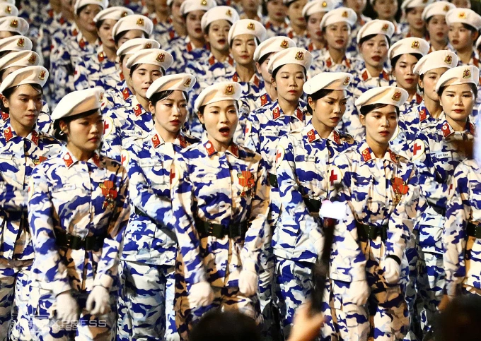 Buổi hợp luyện đầu tiên tại quảng trường Ba Đình - 37