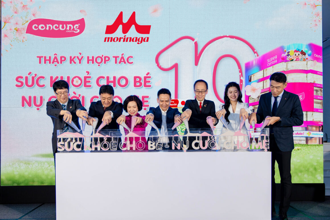 Sự kiện Morinaga Milk Group và Con Cưng kỷ niệm 10 năm hợp tác