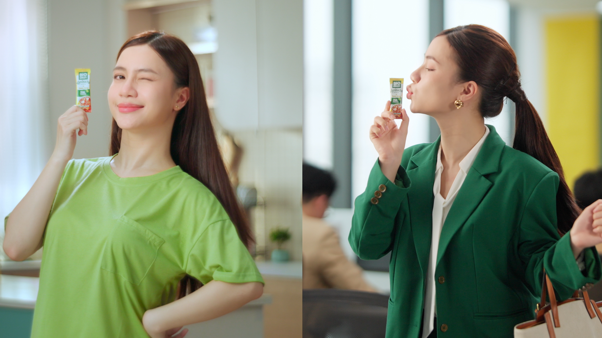 Dù là ở nhà hay nơi công sở, một gói Bio Concept Kombucha luôn sẵn sàng tiếp năng lượng và chăm sóc sức khỏe từ bên trong.