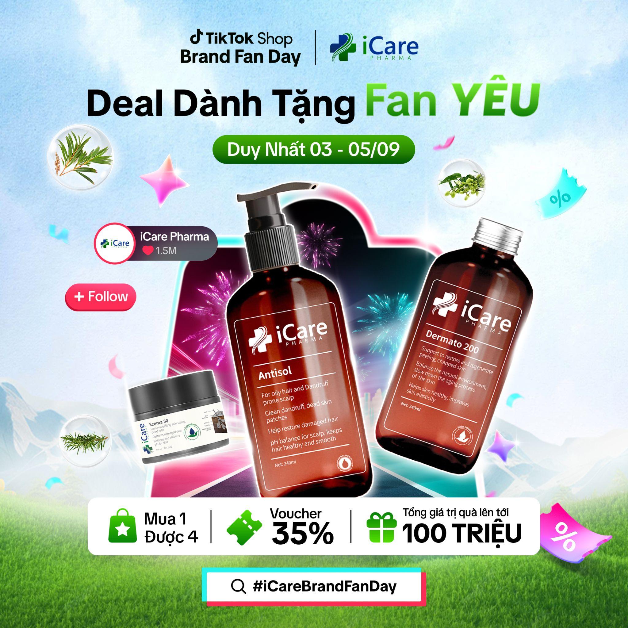 Bộ 3 chăm tóc nhà iCare Pharma
