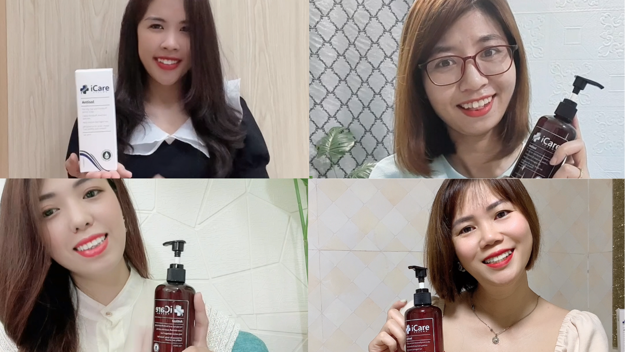 Các khách hàng sử dụng qua dầu gội Antisol