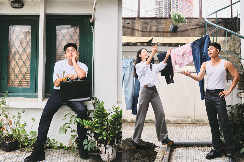 Các chàng trai có thể phối chiếc quần này với áo thun hay áo ba lỗ AIRism vải mắt lưới như Jun Phạm trong những ngày cần vận động, di chuyển nhiều; hoặc sơ vin với áo polo cho những buổi họp cần giao diện trang trọng, thanh lịch hơn
