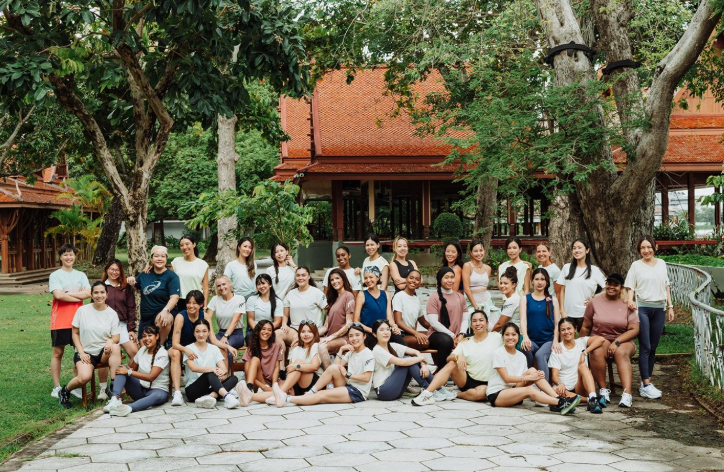 ASICS retreat participants engaging in a group activity