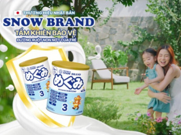 Hệ miễn dịch vững vàng, bụng khỏe bé vui cùng SNOW BRAND