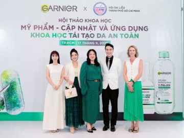 Garnier kết hợp cùng Hội da liễu TP.HCM tổ chức Hội thảo Ứng dụng khoa học trong chăm sóc da