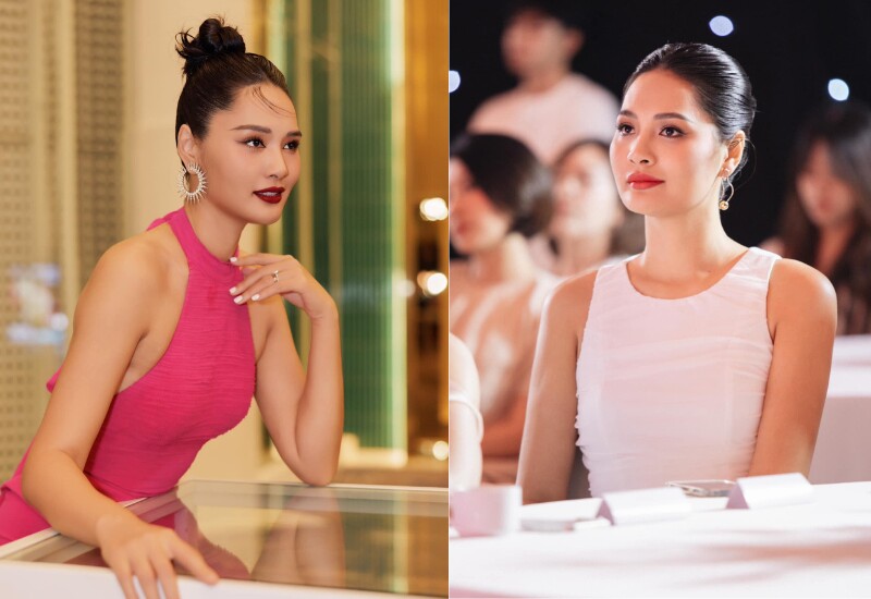 Không chỉ sắc vóc, gu thời trang của Hương Giang cũng là một điểm cộng lớn. Trên thảm đỏ, cô thường chọn những thiết kế tôn dáng, nhấn mạnh vào chi tiết cắt xẻ tinh tế hoặc đường may ôm khít, mang lại hình ảnh kiêu sa, quyền lực.