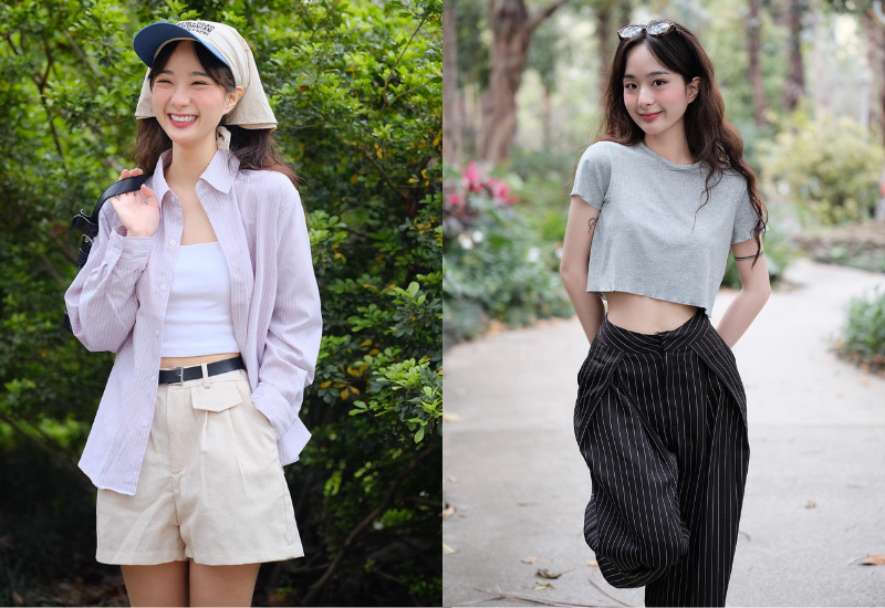 Đời thường, Hiền Anh là một trong những mỹ nhân có gu thời trang sành điệu, trẻ trung khi tự tin thử nghiệm nhiều phong cách khác nhau. 