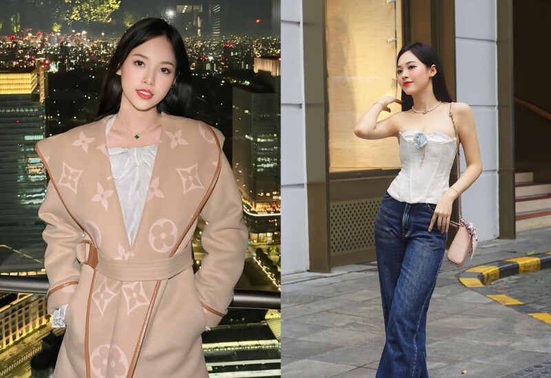 Mỹ nhân thường chọn những thiết kế tôn dáng như corset, váy bodycon hay đầm dạ hội pastel, kết hợp khéo léo với sneakers hoặc giày cao gót để biến hóa linh hoạt giữa năng động và kiêu kỳ.