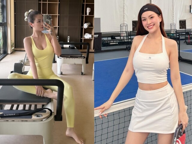 Trên mạng xã hội, Á hậu Diễm Trang rất chăm chỉ chia sẻ hình ảnh tập luyện, tham gia nhiều bộ môn thể thao để duy trì sắc vóc.