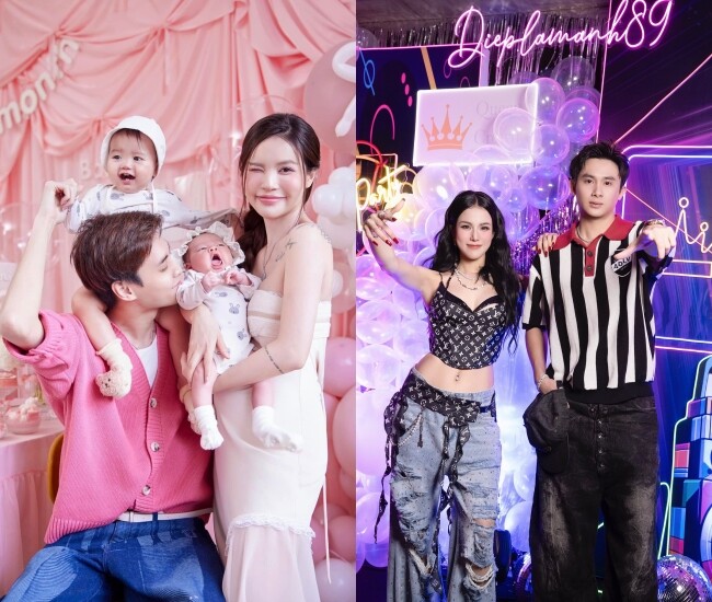 Luice Nguyễn và Diệp Lâm Anh là bạn bè thân thiết nhiều năm. Cả hai đều đã trải qua hai lần sinh nở và đang có chuyện tình yêu hạnh phúc bên cạnh hồng hài nhi.