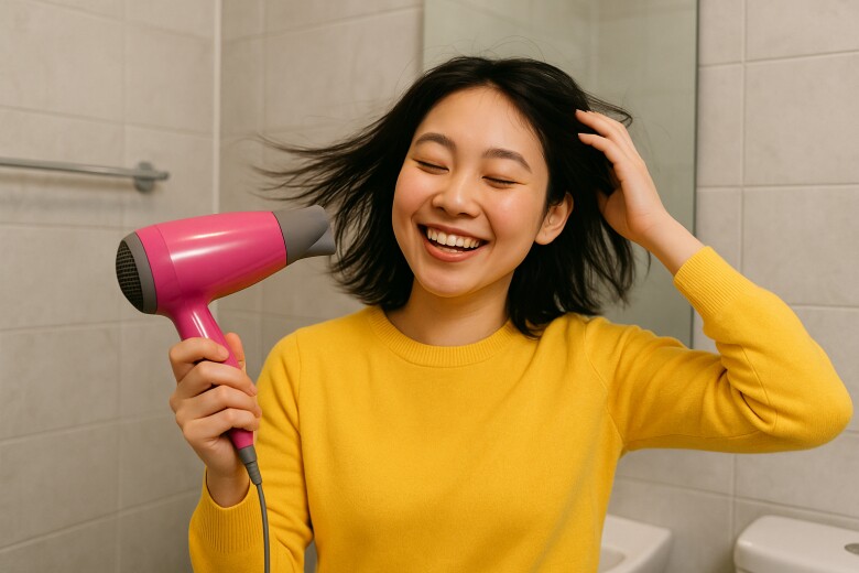 Sấy khô tóc trước khi ngủ là một trong những việc cần làm để bảo vệ mái tóc khỏi gãy rụng, xơ rối và giúp da đầu tránh tình trạng ẩm ướt - môi trường lý tưởng cho nấm, vi khuẩn phát triển, từ đó duy trì mái tóc khỏe mạnh và giấc ngủ chất lượng hơn.