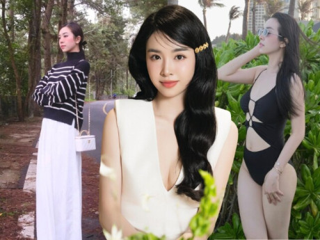 Á hậu Việt lấy Tiến sĩ nhận 13 cây vàng, sinh con xong dáng nuột hơn thiếu nữ, đồ hiệu chất đống nhưng chỉ mê đúng 1 màu 