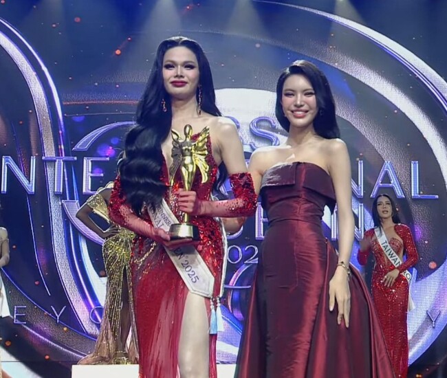 Hà Tâm Như đạt danh hiệu Á hậu 2 Miss International Queen 2025.