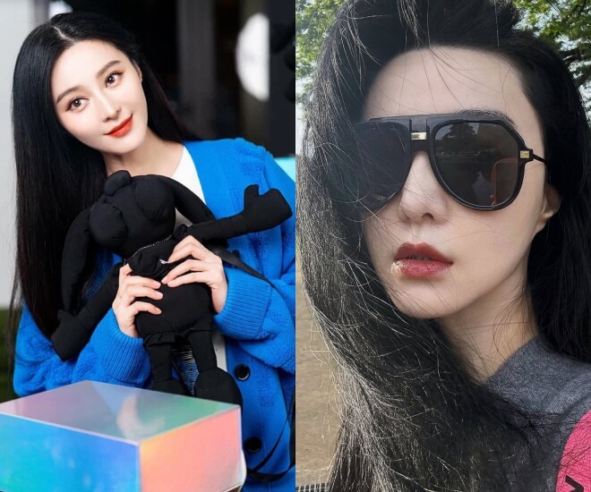 Mái tóc đen nhánh, suông dài là thương hiệu của Phạm Băng Băng.