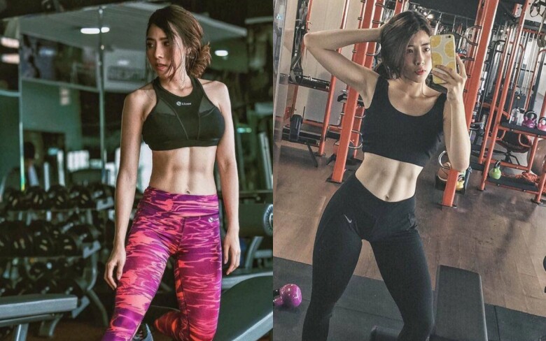 Hot girl Bích Hạnh chăm tập gym kết hợp chế độ ăn uống khoa học để giảm thành công 27kg trong vòng hơn 4 tháng.