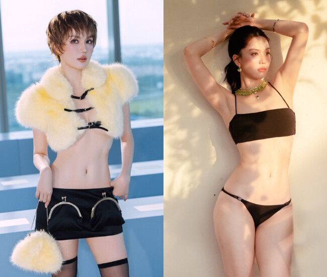Ở tuổi 36, Ngọc Trinh sở hữu vòng eo con kiến, với 0 % mỡ thừa, xứng dang Nữ hoàng nội y.