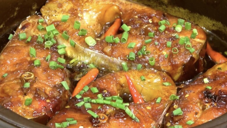 Image of grilled pineapple fish