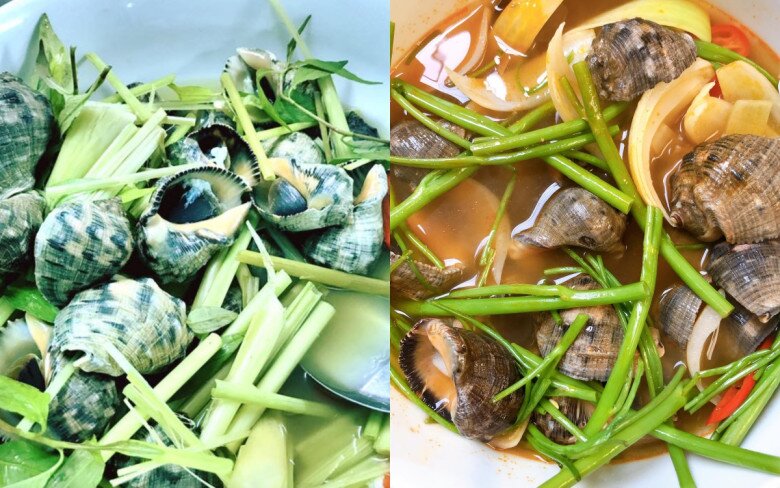 Ốc gừng có thể chế biến thành nhiều món ngon và được các thực khách ưa chuộng bởi thịt săn, vị ngọt thơm. 