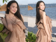 Thời trang - Vợ Đoàn Văn Hậu lên cân, gu thời trang ngày càng quyến rũ