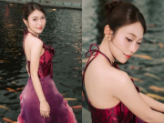 Thời trang - MC Khánh Vy "đốn tim" fan với bờ vai trần nõn nà, gợi cảm bất ngờ