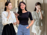 Thời trang - Bỏ ngay áo sơ mi nhàm chán, phụ nữ Hàn đi làm toàn diện 4 kiểu áo này: Nhìn vừa xinh lại vừa sang