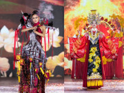 Thời trang - Thí sinh Miss Grand Vietnam "đội mưa" trình diễn trang phục dân tộc, Hoa hậu Tiểu Vy "đẹp xuất thần" 