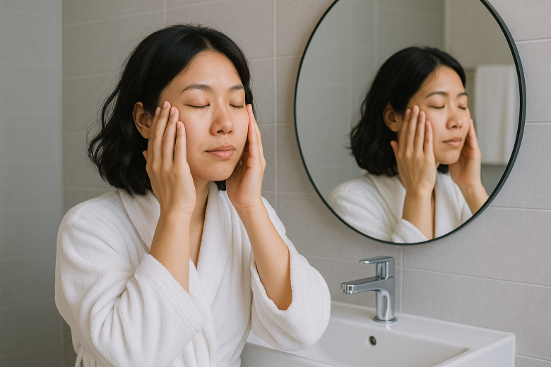 Thói quen massage mặt giúp tăng lưu thông máu, cải thiện độ đàn hồi và làm da săn chắc, rạng rỡ hơn. Đồng thời, massage còn hỗ trợ thải độc, giảm mụn, tăng hấp thụ dưỡng chất và thư giãn cơ mặt, góp phần ngăn ngừa lão hoá sớm một cách tự nhiên và hiệu quả.